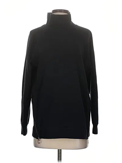Pre-owned Athleta Turtleneck Sweater In Black