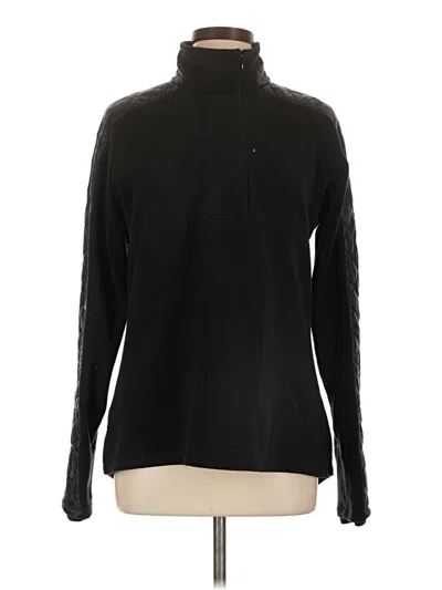 Pre-owned Athleta Turtleneck Sweater In Black