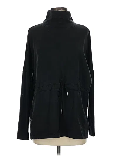 Pre-owned Athleta Turtleneck Sweater In Black