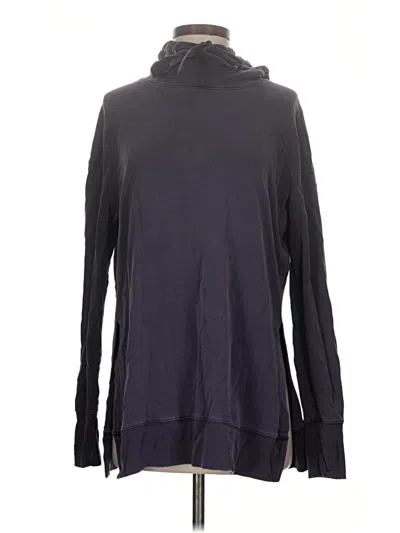 Pre-owned Athleta Turtleneck Sweater In Black