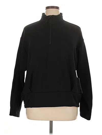Pre-owned Athleta Turtleneck Sweater In Black