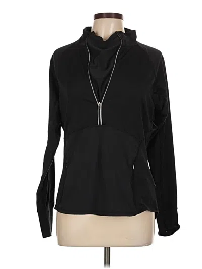 Pre-owned Athleta Turtleneck Sweater In Black