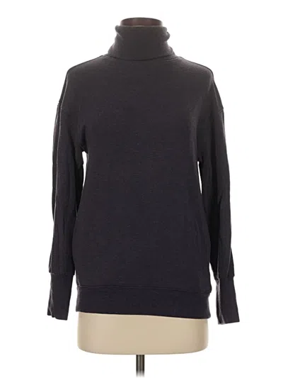 Pre-owned Athleta Turtleneck Sweater In Black