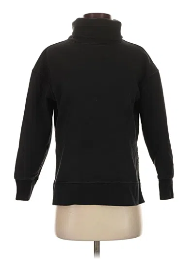 Pre-owned Athleta Turtleneck Sweater In Black