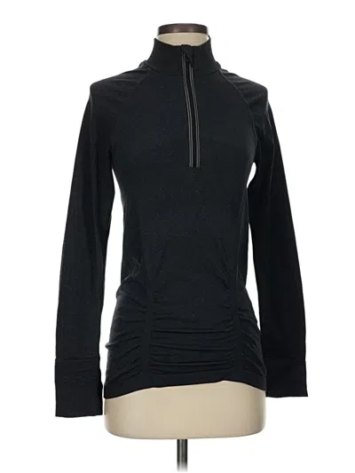 Pre-owned Athleta Turtleneck Sweater In Black
