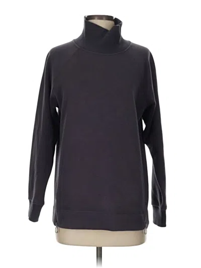 Pre-owned Athleta Turtleneck Sweater In Black