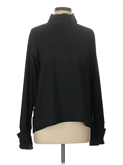 Pre-owned Athleta Turtleneck Sweater In Black