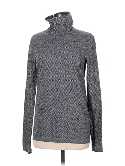 Pre-owned Athleta Turtleneck Sweater In Black