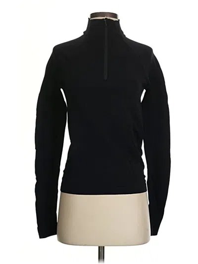 Pre-owned Athleta Turtleneck Sweater In Black