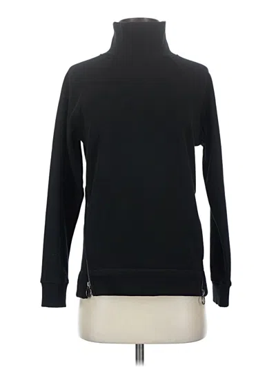 Pre-owned Athleta Turtleneck Sweater In Black