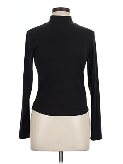 Pre-owned Athleta Turtleneck Sweater In Black