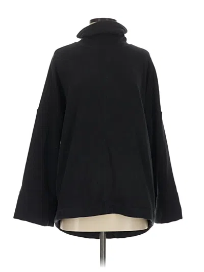 Pre-owned Athleta Turtleneck Sweater In Black