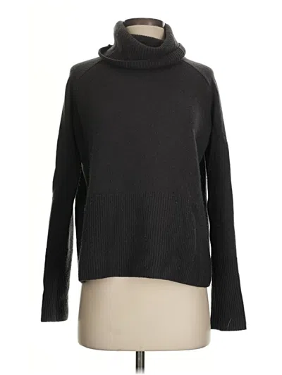 Pre-owned Athleta Turtleneck Sweater In Black
