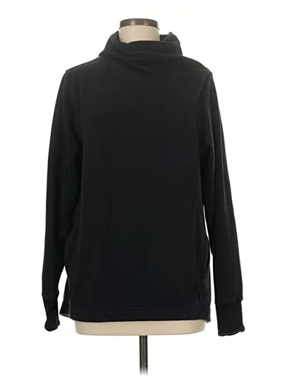 Pre-owned Athleta Turtleneck Sweater In Black