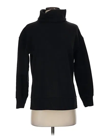 Pre-owned Athleta Turtleneck Sweater In Black