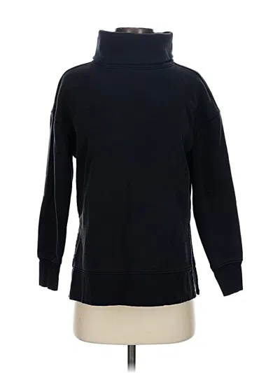 Pre-owned Athleta Turtleneck Sweater In Black