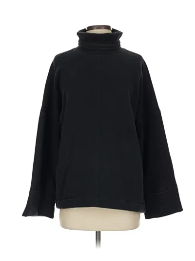Pre-owned Athleta Turtleneck Sweater In Black
