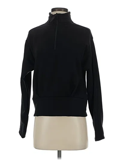 Pre-owned Athleta Turtleneck Sweater In Black