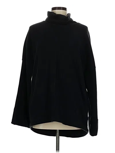Pre-owned Athleta Turtleneck Sweater In Black