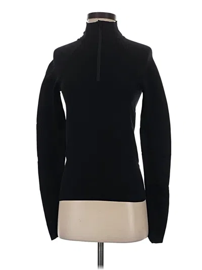 Pre-owned Athleta Turtleneck Sweater In Black