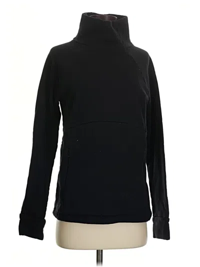 Pre-owned Athleta Turtleneck Sweater In Black