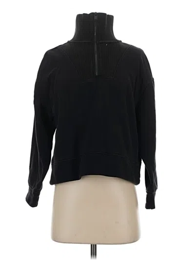 Pre-owned Athleta Turtleneck Sweater In Black