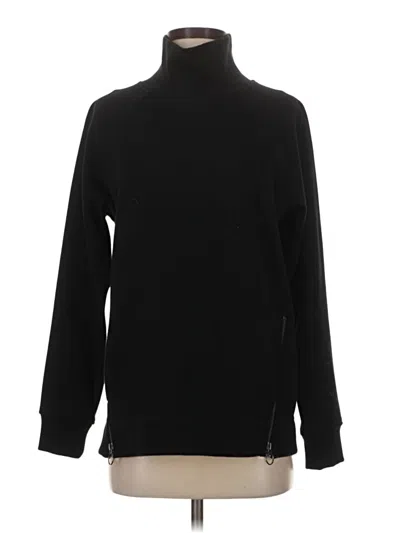 Pre-owned Athleta Turtleneck Sweater In Black