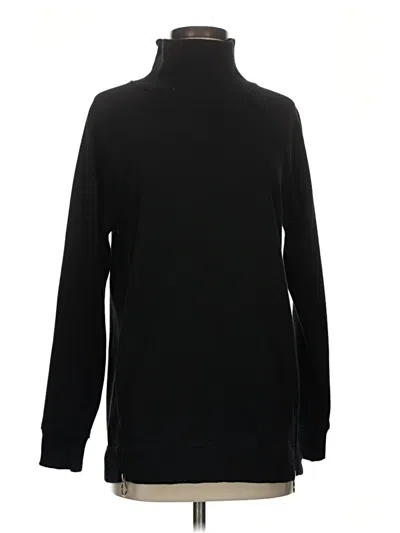 Pre-owned Athleta Turtleneck Sweater In Black