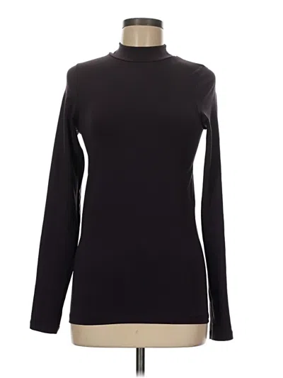 Pre-owned Athleta Turtleneck Sweater In Black