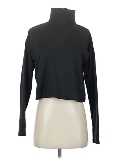 Pre-owned Athleta Turtleneck Sweater In Black