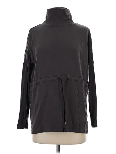 Pre-owned Athleta Turtleneck Sweater In Black