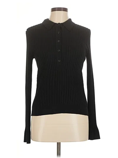 Pre-owned Athleta Turtleneck Sweater In Black