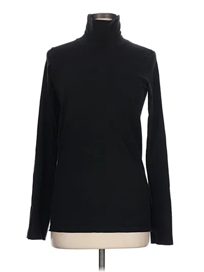 Pre-owned Athleta Turtleneck Sweater In Black