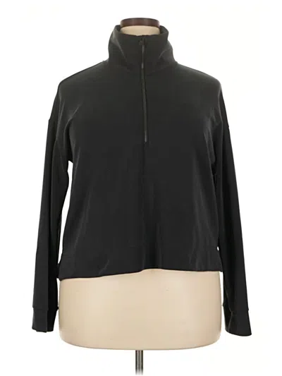 Pre-owned Athleta Turtleneck Sweater In Black