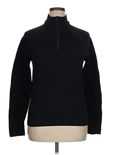Pre-owned Athleta Turtleneck Sweater In Black