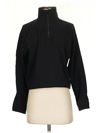 Pre-owned Athleta Turtleneck Sweater In Black