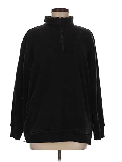 Pre-owned Athleta Turtleneck Sweater In Black