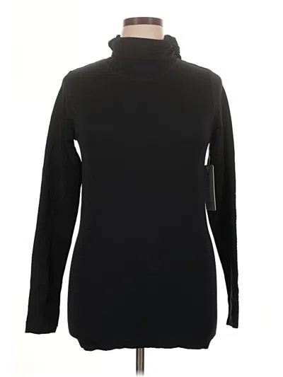 Pre-owned Athleta Turtleneck Sweater In Black
