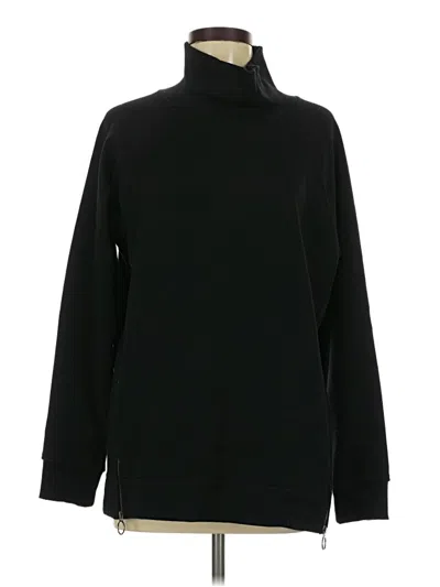 Pre-owned Athleta Turtleneck Sweater In Black