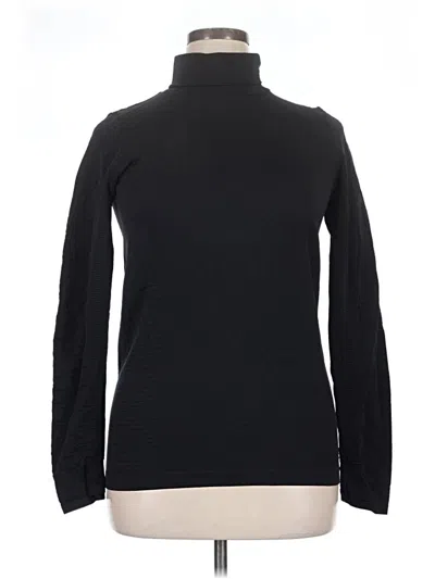 Pre-owned Athleta Turtleneck Sweater In Black