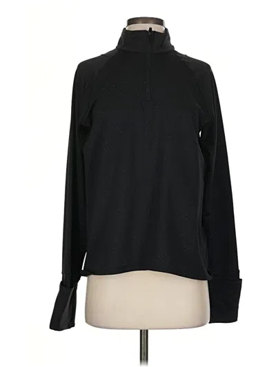 Pre-owned Athleta Turtleneck Sweater In Black
