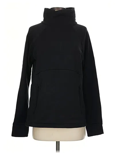 Pre-owned Athleta Turtleneck Sweater In Black
