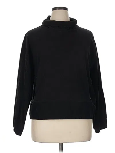 Pre-owned Athleta Turtleneck Sweater In Black