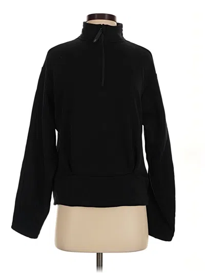 Pre-owned Athleta Turtleneck Sweater In Black
