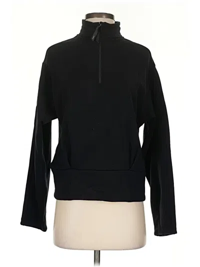 Pre-owned Athleta Turtleneck Sweater In Black