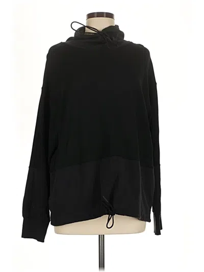 Pre-owned Athleta Turtleneck Sweater In Black