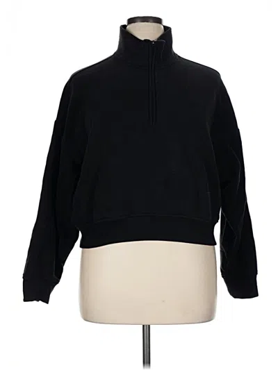 Pre-owned Athleta Turtleneck Sweater In Black