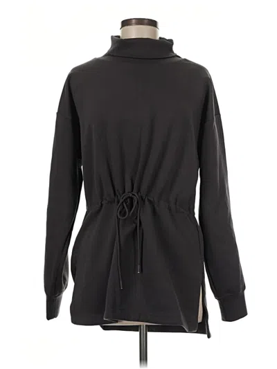 Pre-owned Athleta Turtleneck Sweater In Black