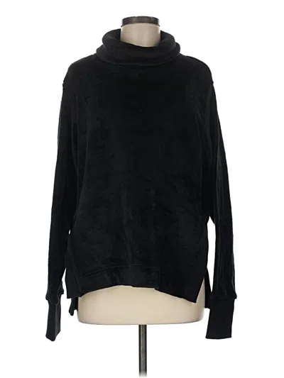 Pre-owned Athleta Turtleneck Sweater In Black