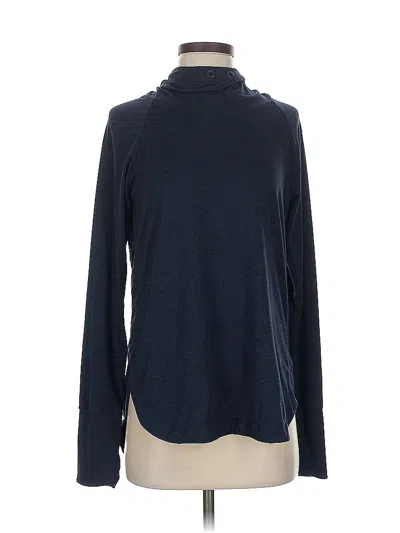 Pre-owned Athleta Turtleneck Sweater In Blue